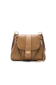 Chloe Medium Lexa Leather Shoulder Bag In Brown