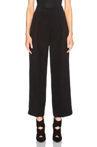 3.1 Phillip Lim Wide Leg Trousers In Black