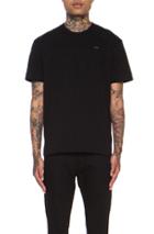 Comme Des Garcons Play Small Black Emblem Cotton Tee In Black