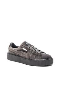 Fenty By Puma Creepers Velvet In Gray