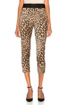 Frame Cheetah Tux Pant In Brown,animal Print