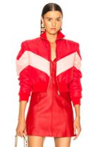 Maggie Marilyn Conquer Your Fears Puffer Jacket In Pink,red