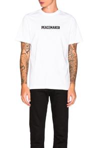 Oamc Peacemaker Tee In White