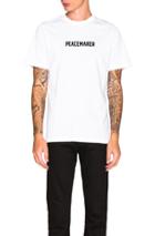 Oamc Peacemaker Tee In White