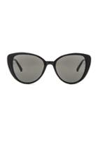 Linda Farrow Cat Eye Sunglasses In Black