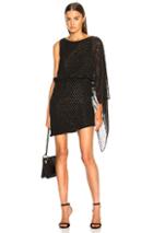 Haney Lucia Dress In Abstract,black,metallics
