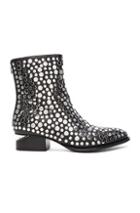 Alexander Wang Studded Leather Anouk Booties In Black