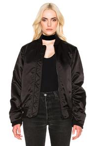 Acne Studios Leia Bomber Jacket In Black