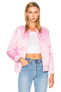 Champion Bomber Jacket In Pink
