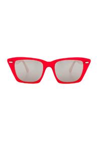 Acne Studios Ingrid Sunglasses In Red