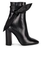 Saint Laurent Lou Bootie In Black