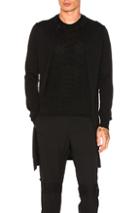 Comme Des Garcons Homme Plus Worsted Wool Jersey In Black