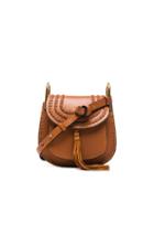 Chloe Small Hudson Braided Leather Bag In Brown