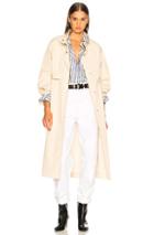Isabel Marant Jaci Trench Coat In Neutral