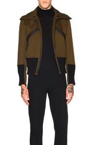 Ann Demeulemeester Bomber Jacket In Brown