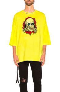 Unravel For Fwrd Oversized Boxy Tee In Yellow,neon