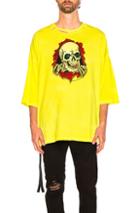 Unravel For Fwrd Oversized Boxy Tee In Yellow,neon