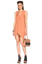 Rick Owens Cady Kite Tunic In Orange