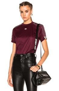 Adidas By Alexander Wang Soccer Jersey Top In Red