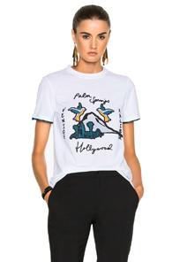 Victoria Victoria Beckham Classic Tee Shirt In White