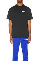 Palm Angels Track Tee In Black
