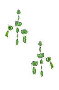 Cult Gaia Sloan Rock Earrings In Green