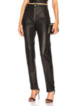 Fleur Du Mal Tailored Leather Pant In Black