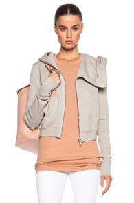 Drkshdw By Rick Owens Mountain Hoodie In Gray