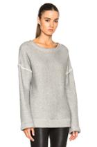 Helmut Lang Oversized Sweater In Gray