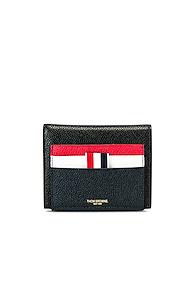 Thom Browne Cardholder Billfold In Blue