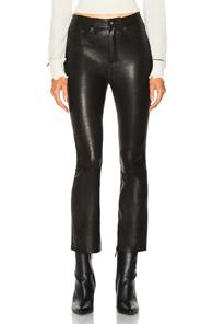 Rag & Bone/jean Hana Leather Pant In Black