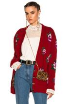 Magda Butrym Rochester Sweater In Red,floral