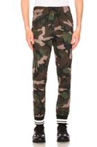 Valentino Camouflage Mesh Track Pants In Abstract,green