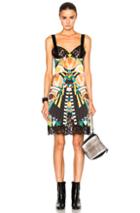 Givenchy Crazy Cleopatra Printed Silk Satin Dress In Abstract