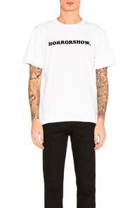 Sacai Graphic Tee In White