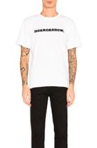 Sacai Graphic Tee In White