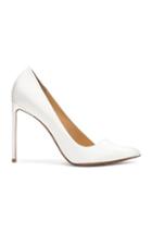 Francesco Russo Pointed Toe Heels In White