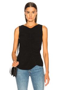 Raquel Allegra Cinch Tank In Black