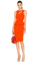 Roland Mouret Clarence Stretch Viscose Dress In Red
