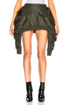 Helmut Lang X Shayne Oliver Bomber Skirt In Green