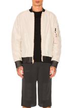 Adidas Day One Reversible Bomber In Gray,neutrals