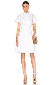 Prabal Gurung Cotton Shirt Dress In White