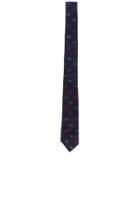 Thom Browne Classic Hector Tie In Blue,animal Print