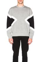 Neil Barrett Modernist Sweatshirt In Gray