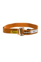 Heron Preston Jacquard Tape Belt In Orange