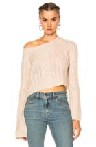 Theperfext Ella Cable Top In Neutrals
