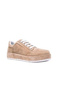 3.1 Phillip Lim Pl31 Low Top Suede Sneakers In Neutrals