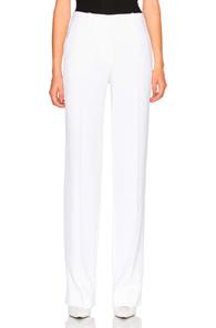 Givenchy Crepe Satin Trousers In White