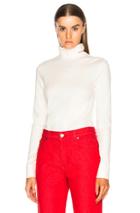 Calvin Klein 205w39nyc Cotton Jersey Turtleneck In White