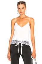 Amiri Lace Tank Top In White
